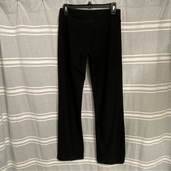 NIKE / Black Bootcut Athletic Yoga Pants Size (ST) Small Tall - Picture 2 of 10